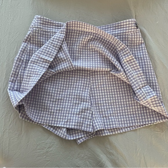 Purple Plaid Skort - Picture 5 of 9